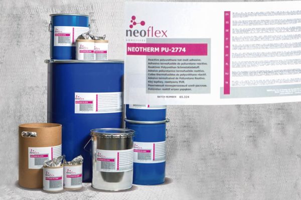 Nuevo diseño de etiqueta Neoflex Adhesives